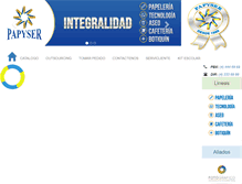 Tablet Screenshot of papyser.com